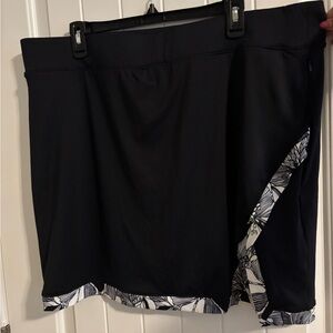 NWT. Stella Parker Women's Comfort Fit Stretch Side Slit Skort XXL